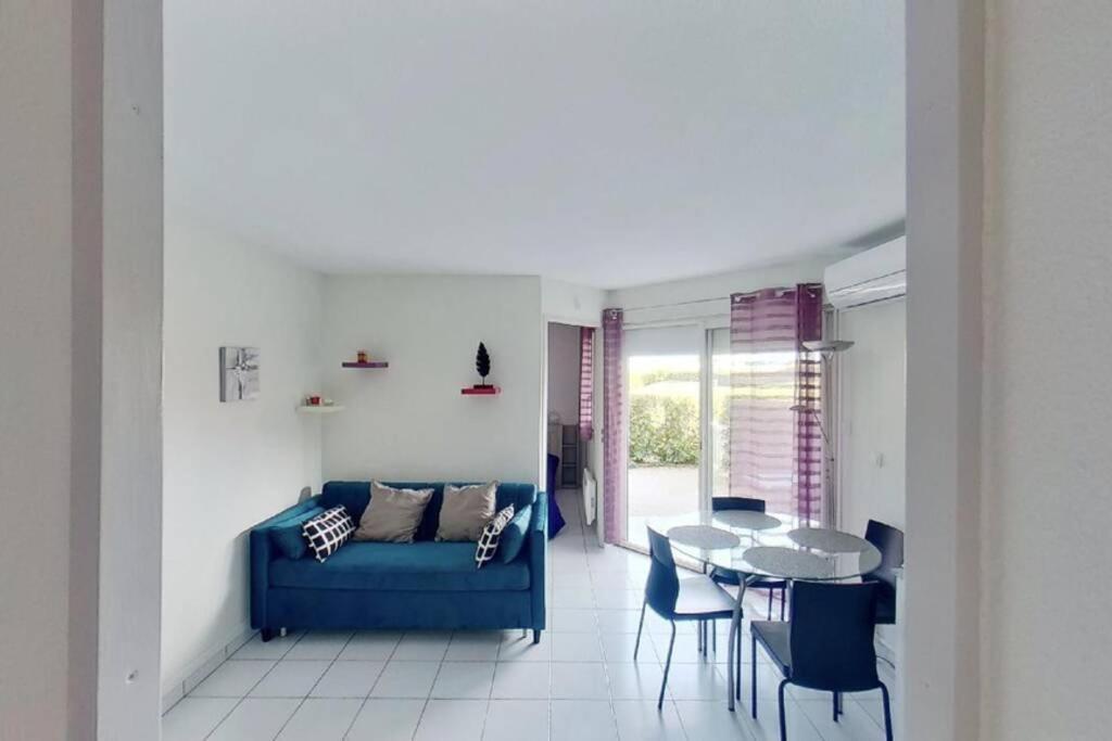 Les Goelettes - Appartement En Rdc Avec Acces Direct A La Plage 圣西普里安 外观 照片